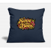 Save The Bees Navy Pillow